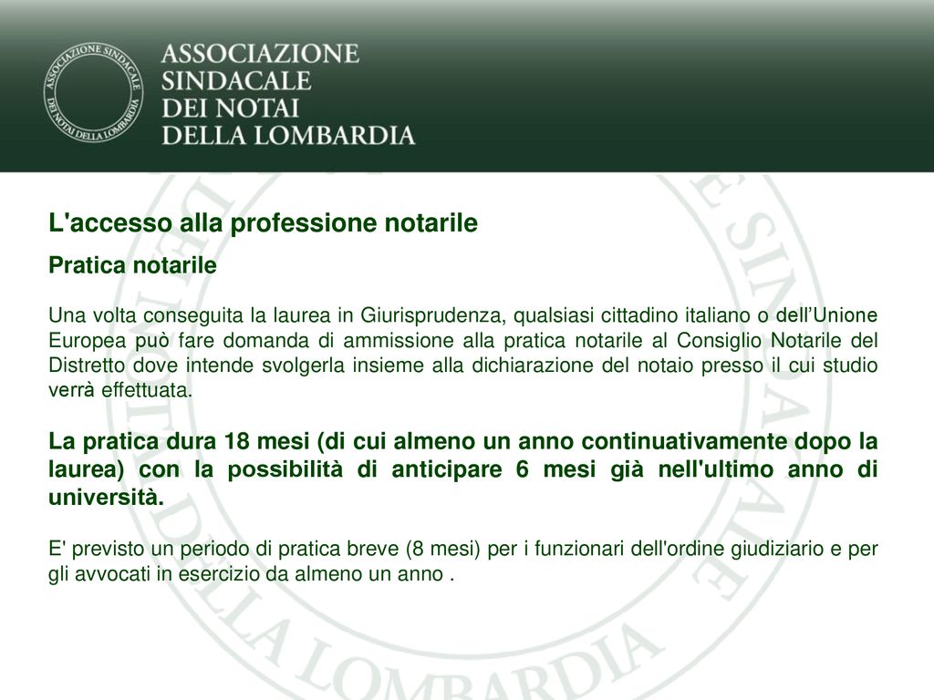 Conosci Le Professioni Il Notaio Ppt Scaricare